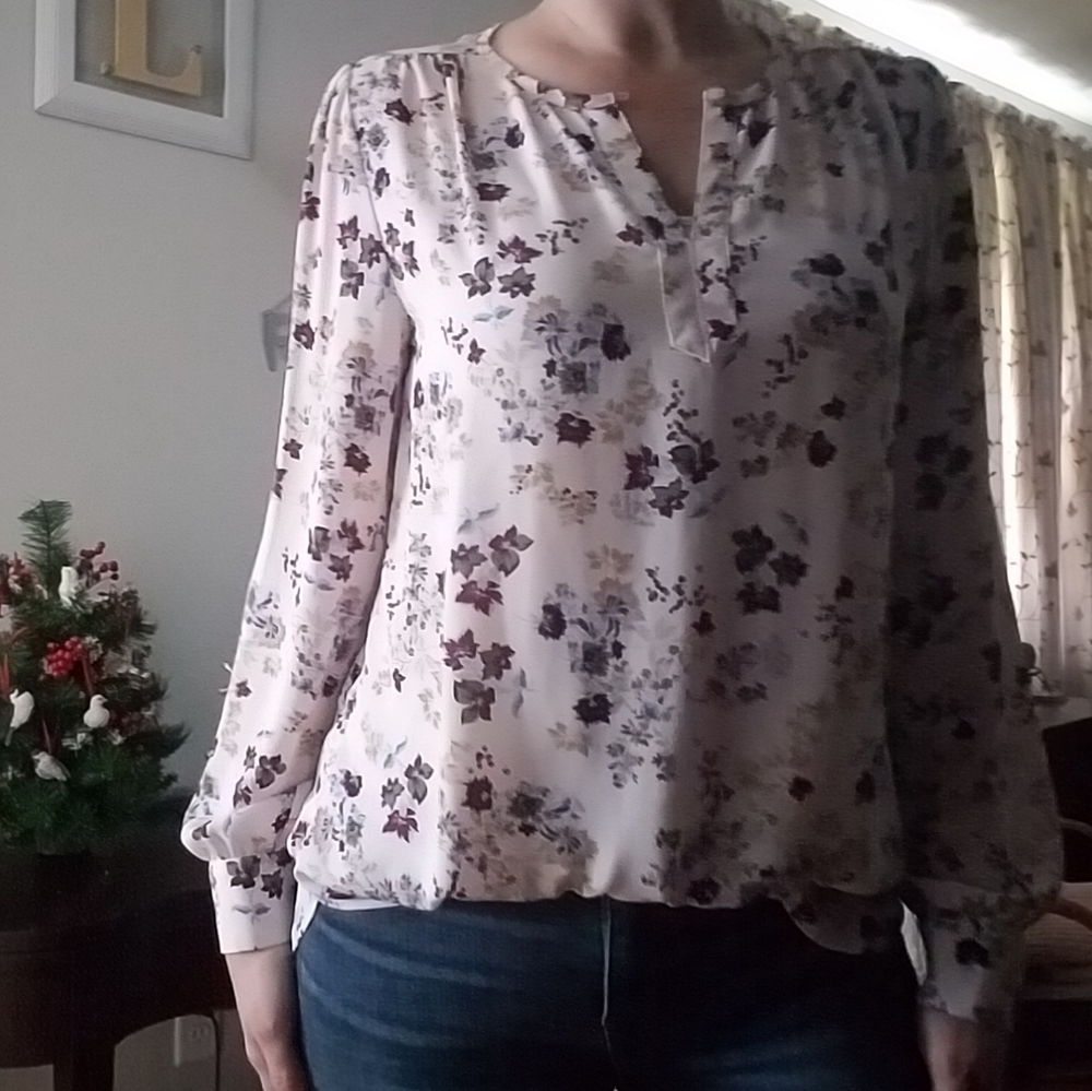 Loft floral blouse